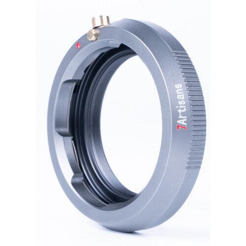 7ARTISANS Photoelectric LM-FX Adapter Ring - Leica M Mount Lens to Fujifilm X Mount Camera, Silver - 673SHOP.com