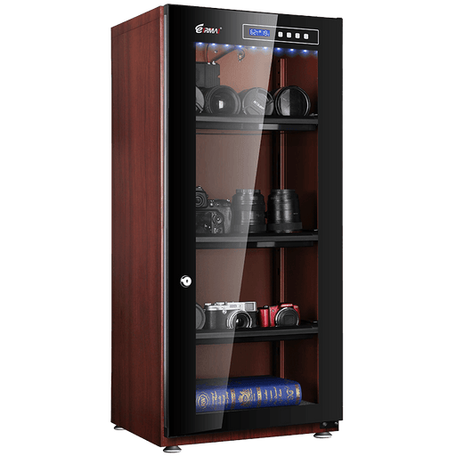 EIRMAI Dry Cabinet - Automatic digital control, LED display, 120L, Wood Design, 5 years warranty - 673SHOP.com