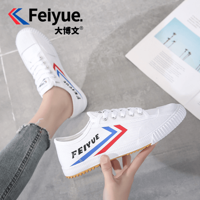 FEIYUE Classic White by DBW - Red Blue - 673SHOP.com