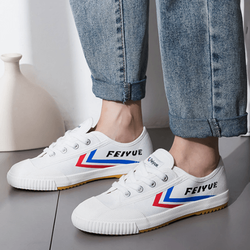 FEIYUE Classic White - Red & Blue - 673SHOP.com