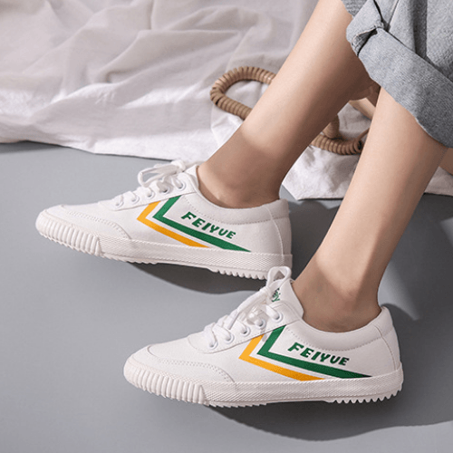 FEIYUE Comfy White - Yellow Green - 673SHOP.com