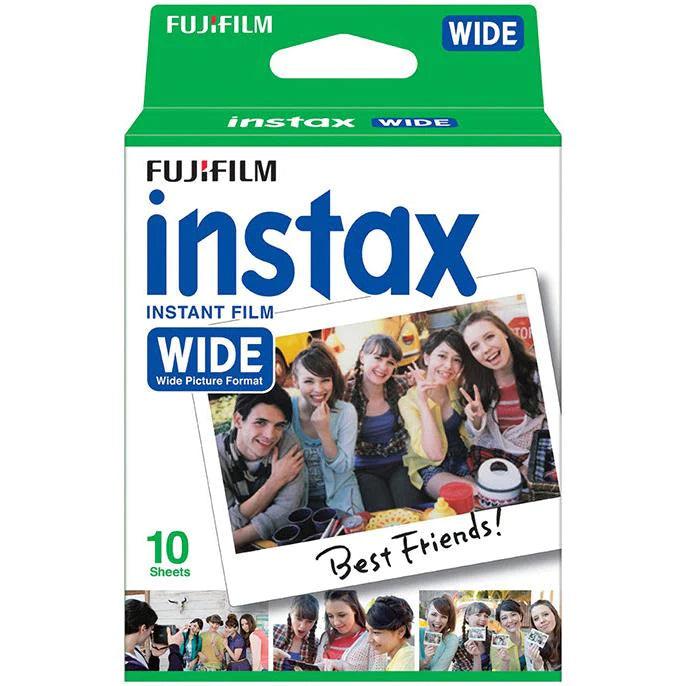 FUJIFILM Instax Wide Instant Film (White/ Plain) - Single pack, 10's - 673SHOP.com