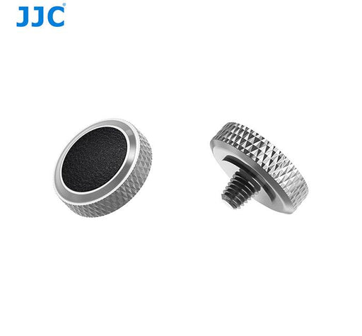 JJC Deluxe Soft Release Button - Silver & Black - 673SHOP.com