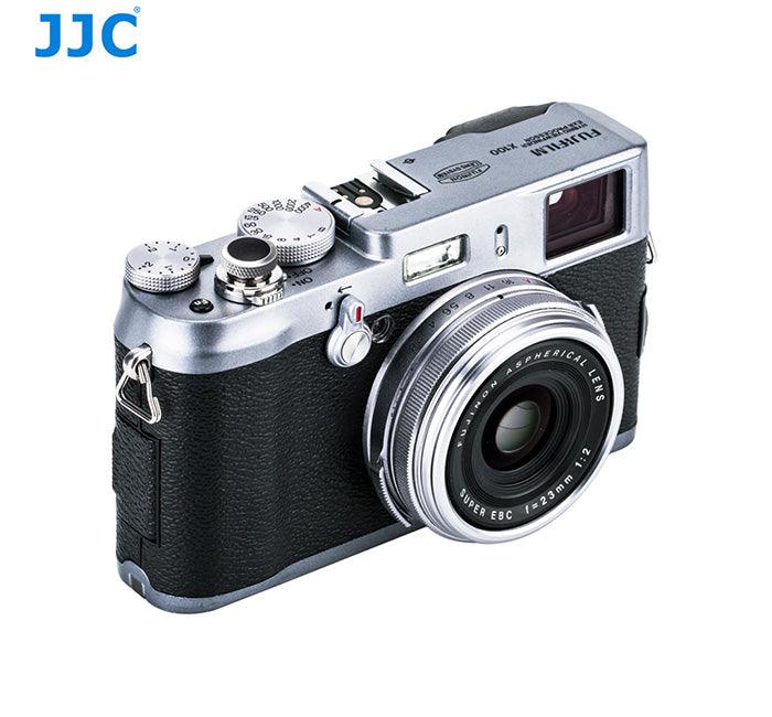 JJC Deluxe Soft Release Button - Silver & Black - 673SHOP.com