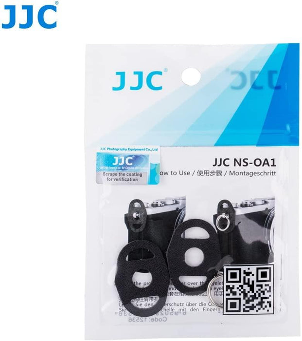 JJC Eyelet Lug Split O Ring Adapter & Leather Cover for Mirrorless, Analog Camera, DSLR - 673SHOP.com