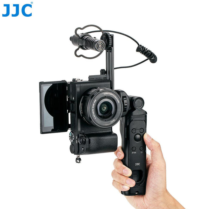 JJC Shooting Grip with Wireless Remote for Sony cameras (good for vlogging with RX0 II, RX100 VII, ZV-1, A7R IV, A6600) - 673SHOP.com