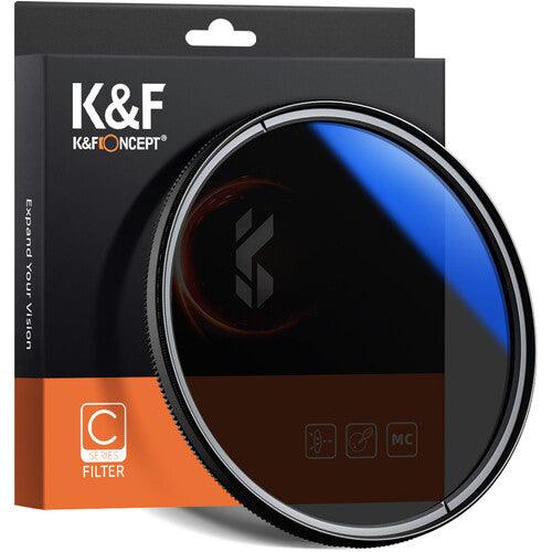 K&F CONCEPT C-Series Slim Multicoated Circular Polariser (CPL) Filter - All Sizes - 673SHOP.com