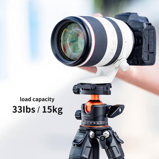 K&F CONCEPT KF-35 Professional 35mm Metal Tripod Ball Head, Max Load 15 kg - 673SHOP.com