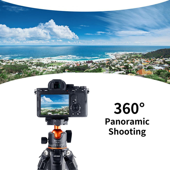 K&F CONCEPT KF-35 Professional 35mm Metal Tripod Ball Head, Max Load 15 kg - 673SHOP.com