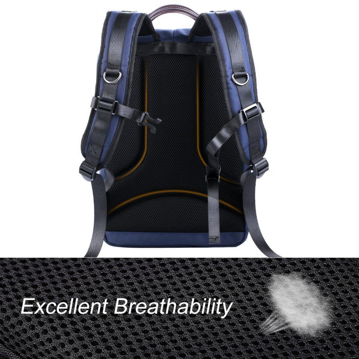 K&F CONCEPT Multi-Functional Camera Travel Backpack 20L (Navy Blue) - 673SHOP.com