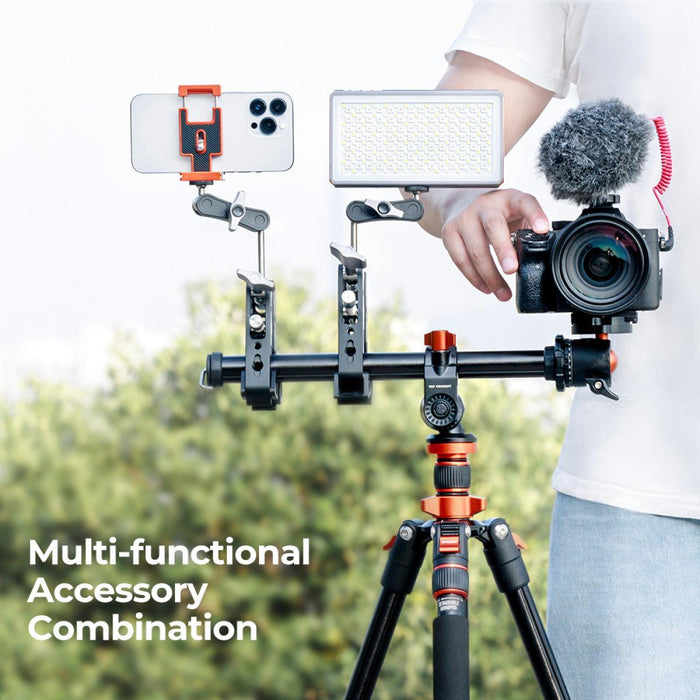 K&F CONCEPT Rotatable Multi-Angle Center Column for Camera Tripod Magnesium Alloy & Locking System (allows any tripod to traverse vertically) - 2023 Version (Upgraded) - 673SHOP.com