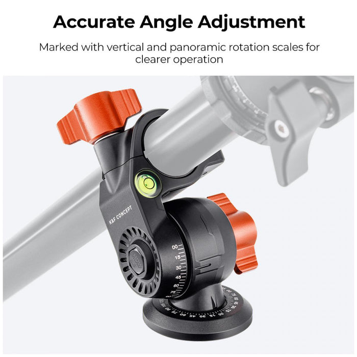 K&F CONCEPT Rotatable Multi-Angle Center Column for Camera Tripod Magnesium Alloy & Locking System (allows any tripod to traverse vertically) - 2023 Version (Upgraded) - 673SHOP.com