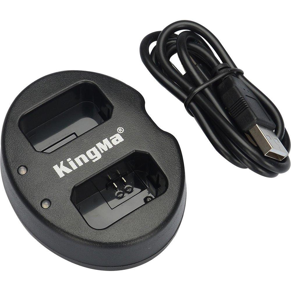 KINGMA Dual Battery Charger (BM015) for Nikon EN-EL14 (compatible