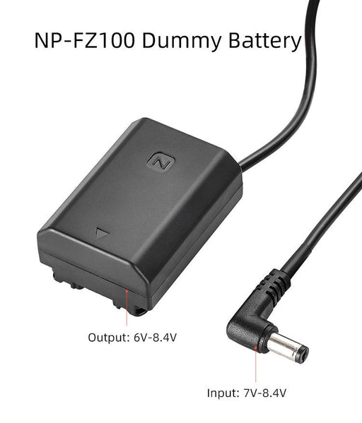 KINGMA Dummy Battery Kit with AC Power Supply Adapter for Sony NP-FZ100 (compatible with Sony A9, A7R III, A7 III, A7R III, A9, A7 IV) - 673SHOP.com