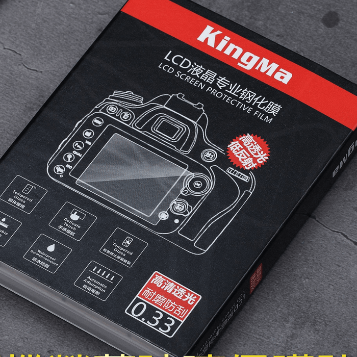 KINGMA LCD Screen Protector Tempered Glass for cameras - Various Models - 673SHOP.com