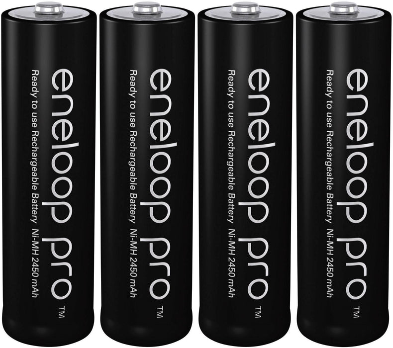 PANASONIC Eneloop Pro 4 x AA 2550 Mah Rechargeable Battery (Original) - 673SHOP.com