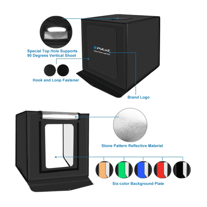 PULUZ Portable Folding Deluxe Photo Studio (40cm) - 673SHOP.com