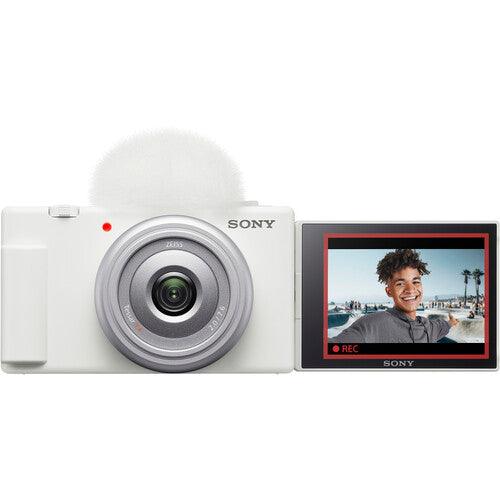 Sony ZV-1F Vlogging Camera (White) - 673SHOP.com
