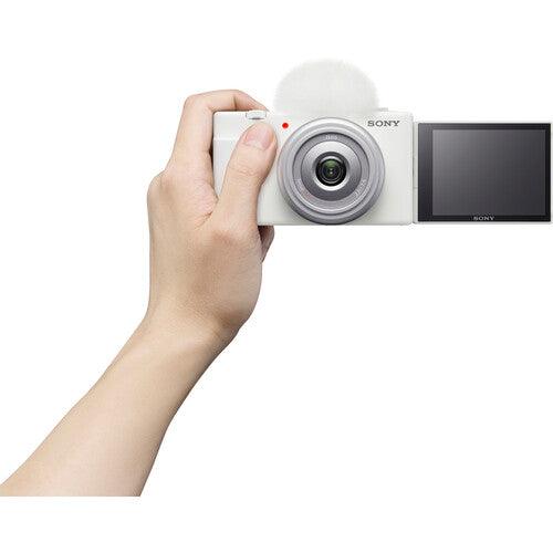 Sony ZV-1F Vlogging Camera (White) - 673SHOP.com