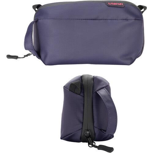 ULANZI SP-1 Vlogging Gear Storage Pouch Waterproof Camera Carrying bag for Microphone Video Light Batteries Tripod Blue - 673SHOP.com