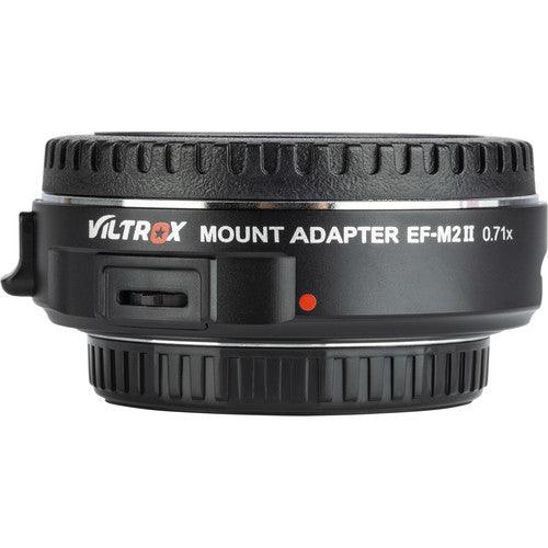 VILTROX EF-M2 Mark II 0.71x Lens Mount Adapter - Canon EF Mount Lens to Micro Four Thirds (M4/3) Mount Camera - 673SHOP.com