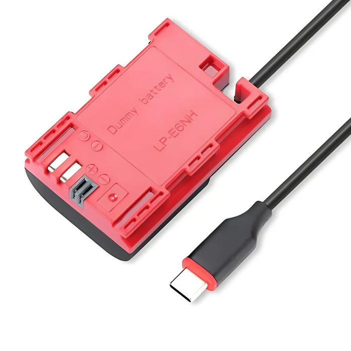 KINGMA USB-C Dummy Battery for Canon LP-E6NH