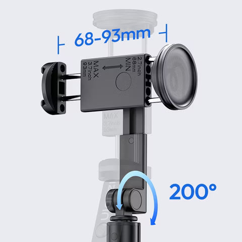 ULANZI SK26 2-in-1 Selfie Stick + Tripod - Phone Clamp Version