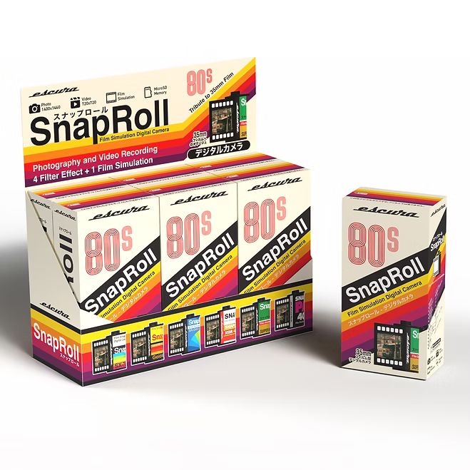 (BUNDLE) ESCURA SnapRoll Digital Camera x 6 PCS