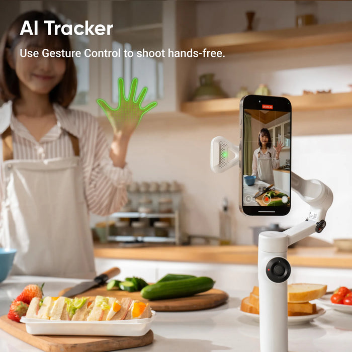 INSTA360 Flow 2 AI Tracker Bundle (Stone Grey)