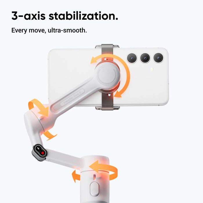 INSTA360 Flow 2 - Standard Bundle (Summit White)