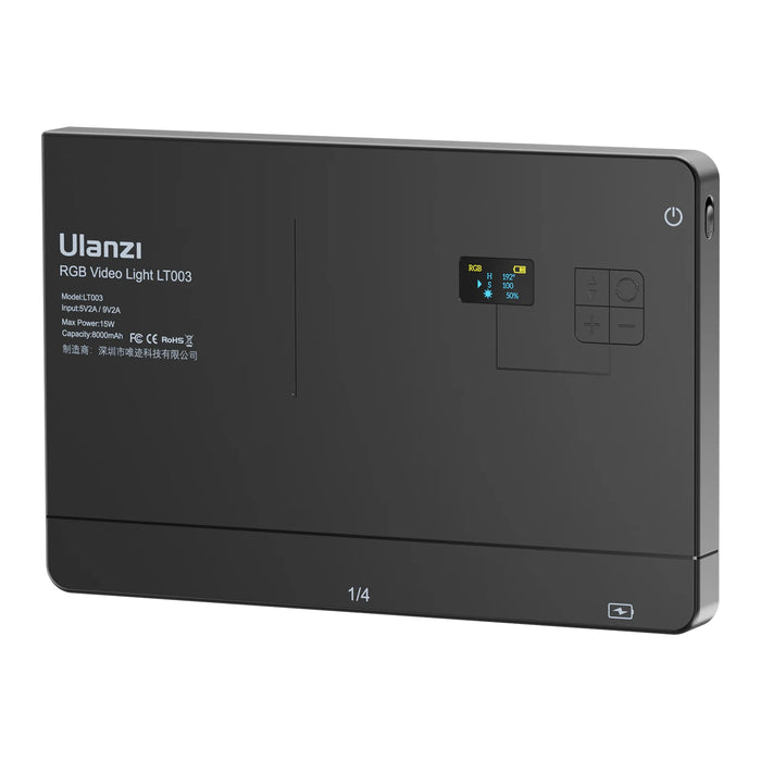 ULANZI LT003 10-Inch Rechargeable RGB LED Fill Light