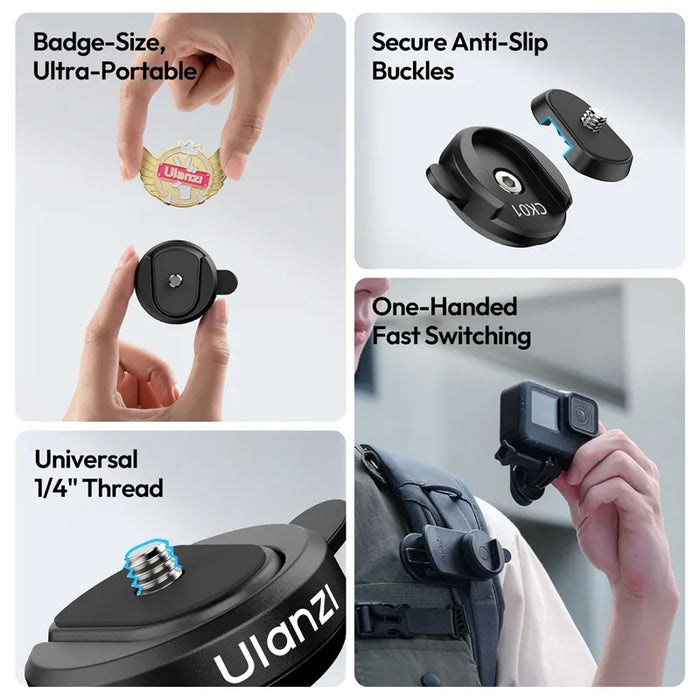 Ulanzi CK02 Cka Quick Release Backpack Clip