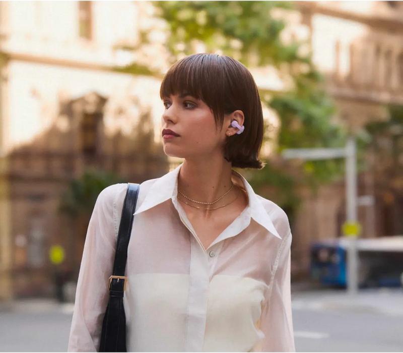 SONY LinkBuds Clip Truly Wireless Open Earbuds (Lavender)
