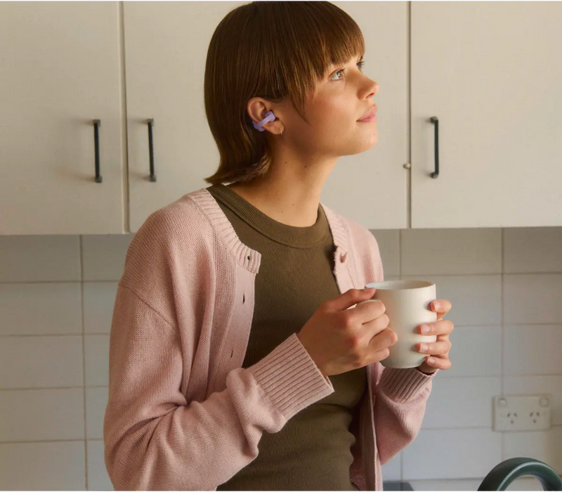 SONY LinkBuds Clip Truly Wireless Open Earbuds (Lavender)