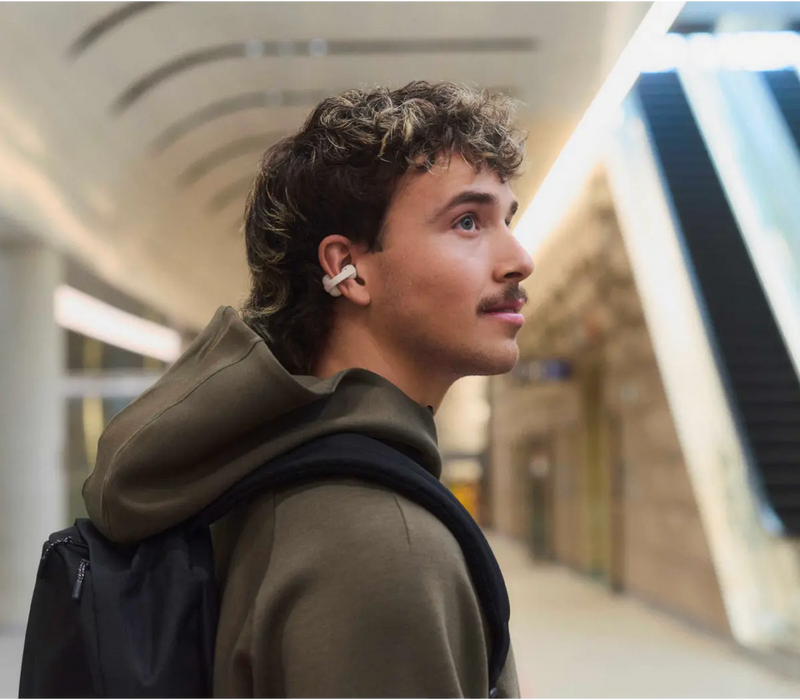 SONY LinkBuds Clip Truly Wireless Open Earbuds (Beige)