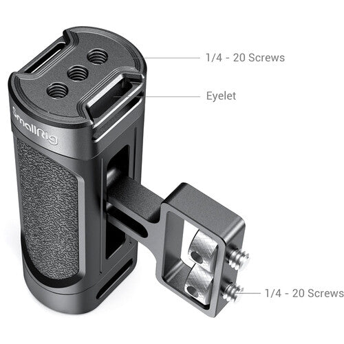 SMALLRIG 2916 Mini Side Handle with Dual 1/4"-20 Screw Mount