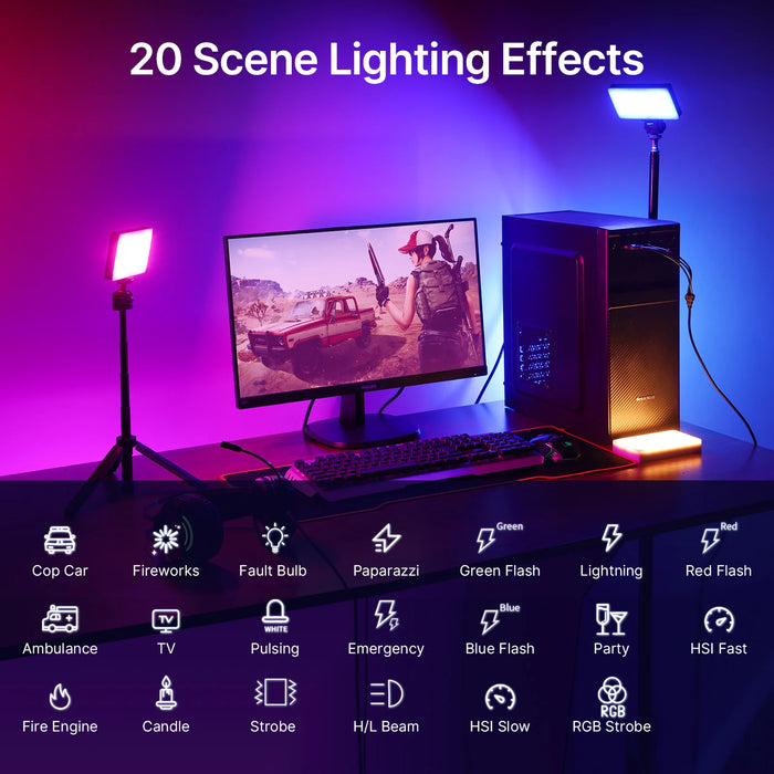 ULANZI LT002 7" RGB LED Video Light - 10W