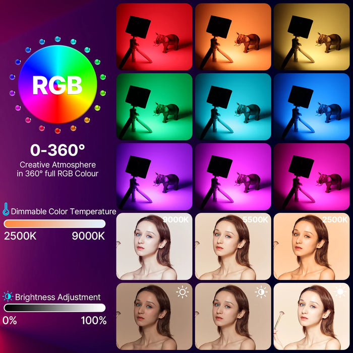 ULANZI LT002 7" RGB LED Video Light - 10W