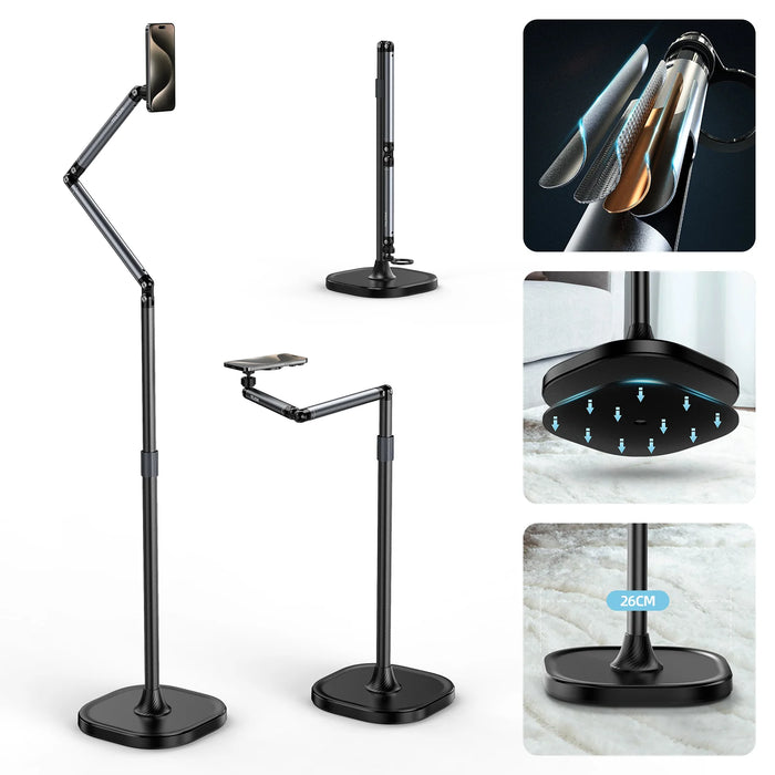 TELESIN Overhead Adjustable Phone Floor Stand