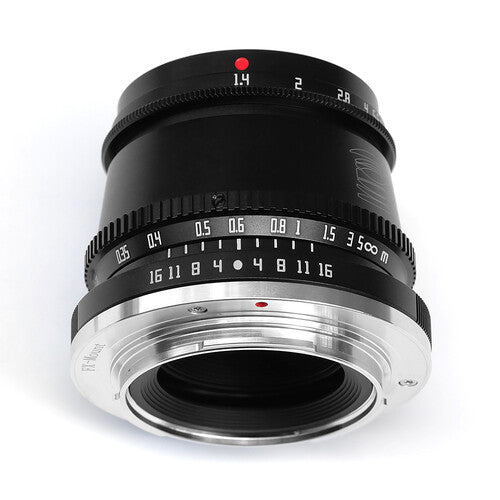 TTARTISAN 35mm F1.4 E for Sony E-Mount (Black) - Manual Focus (MF), APS-C