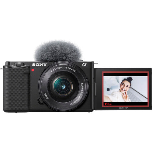 SONY ZV-E10 Mirrorless Camera with E PZ 16-50mm F3.5-5.6 Kit Lens