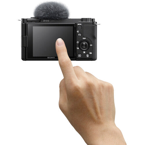 SONY ZV-E10 Mirrorless Camera with 16-50mm Kit Lens (Black)