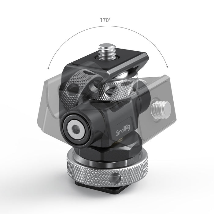 SMALLRIG 2905B Swivel and Tilt Adjustable Monitor Mount with Cold Shoe Mount