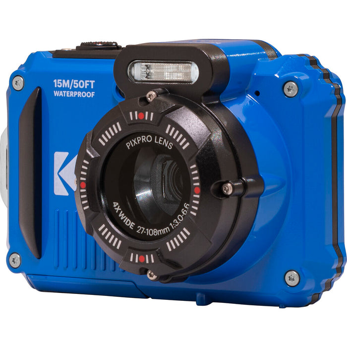KODAK PIXPRO WPZ2 Rugged Waterproof Digital Camera (Blue)