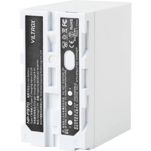 VILTROX NP-F Series Lithium-Ion Battery (White) - All Capacity