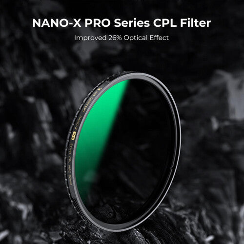 K&F CONCEPT NANO-X Pro Brass Frame CPL Filter - 95mm