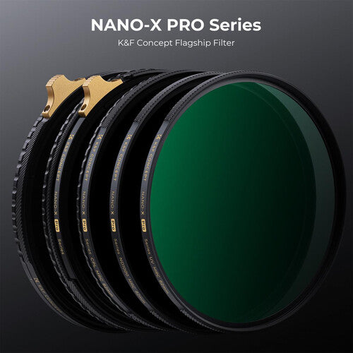 K&F CONCEPT NANO-X Pro Brass Frame CPL Filter - 95mm