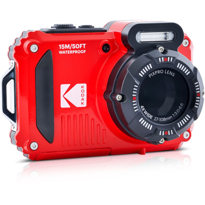 KODAK PIXPRO WPZ2 Rugged Waterproof Digital Camera (Red)