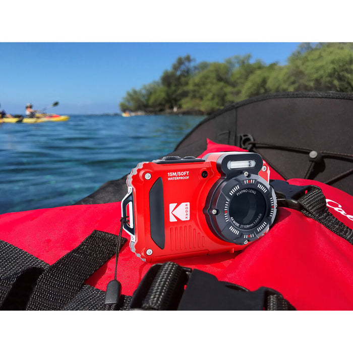 KODAK PIXPRO WPZ2 Rugged Waterproof Digital Camera (Red)
