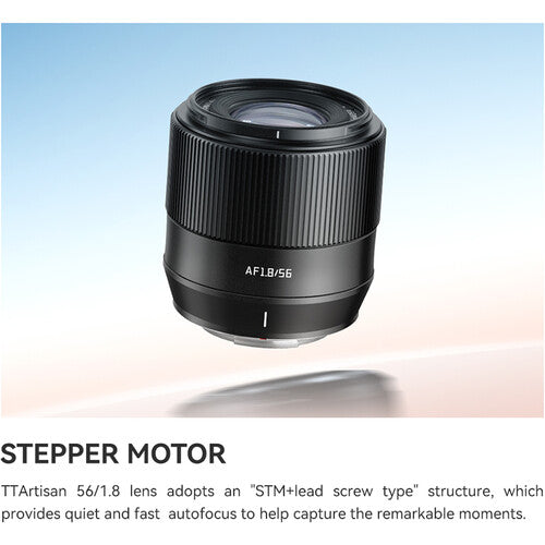 TTARTISAN AF 56mm F1.8 E - APS-C, Sony E Mount (Black)
